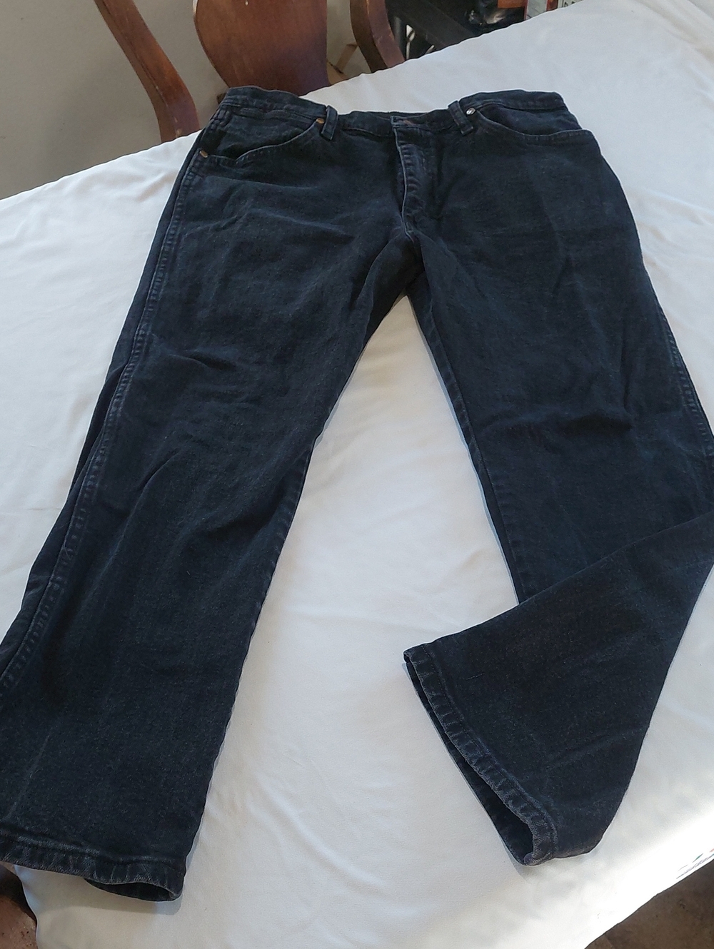 Wrangler Men’s Black Bootcut Jeans